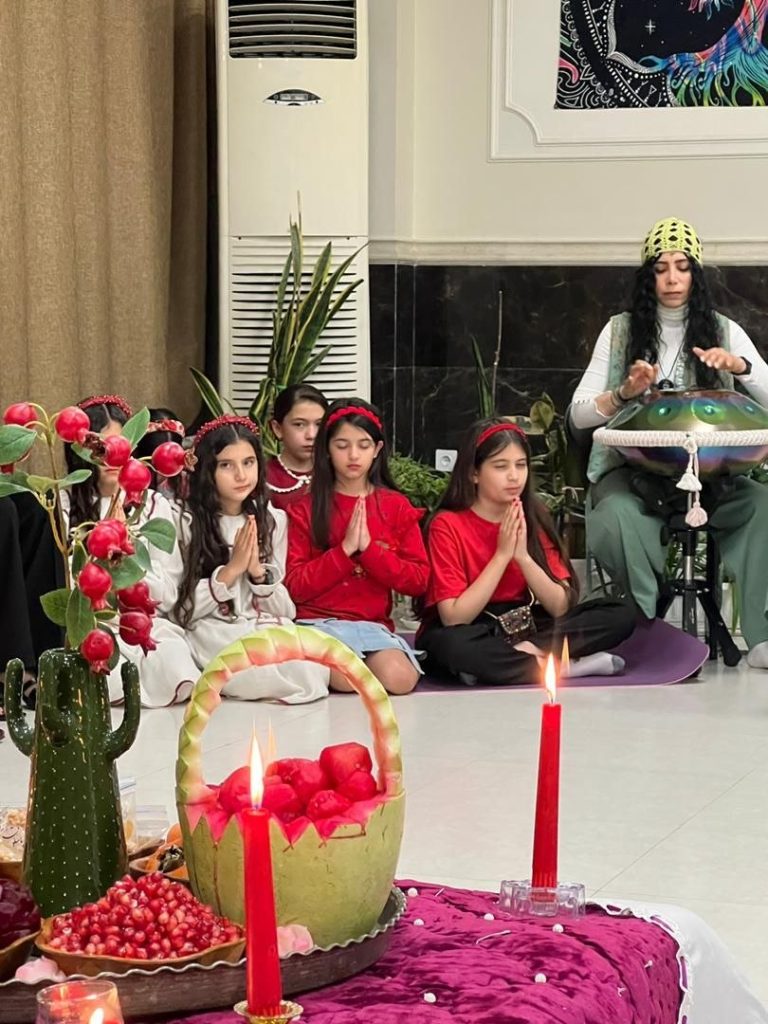 مراسم شب یلدا در توریا